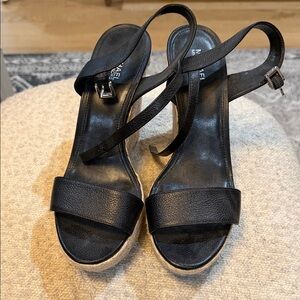 Michael Kors Black Strappy Heels